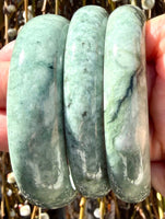 Natural Burmese Jade Bangle Bracelet