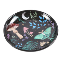 Dark Forest Nocturnal Ceramic Trinket Dish