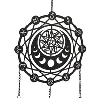 Alchemy Gothic Metal Hanging Decoration Zodiac Dream