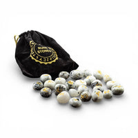 Rainbow Moonstone Gemstone Rune Sets With Velvet Bag
