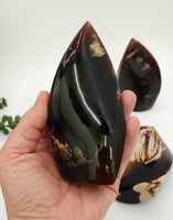 Amber Free Form Flame Shapes Indonesia - Multiple Sizes