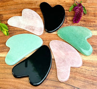 Crystal Gua Sha Facial Massage Heart