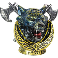 Polyresin Backflow Incense Burner - Fenrir