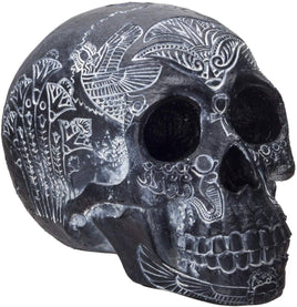 Egyptian Heiroglphic Skull Head Black