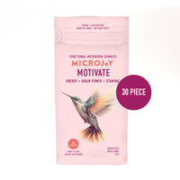 Motivate Mushroom Gummies (30) / Vegan Supplement / Energy