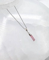 PINK TOURMALINE Handmade Gemstone Pendant Sterling (925)