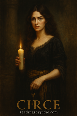 The Enchantress Flame-Circe Witch Candle