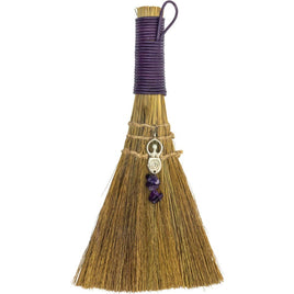 Wicca Broom - Goddess w/ Amethyst