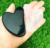 Crystal Gua Sha Facial Massage Heart