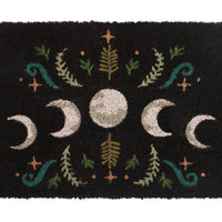 Dark Forest Moon Phase Doormat Home Decor