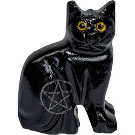 Spirit Animal Onyx Black Cat w/ Pentacle