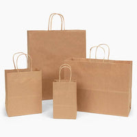Brown Kraft Paper Retail Shopping Bags