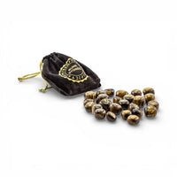 Tiger Eye Gemstone Rune Sets With Velvet Bag