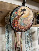 Charmed Mystical Artist 4" Tambourine and Ribbon Wall Accent