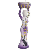 Polyresin T-Light Holder Moon Goddess