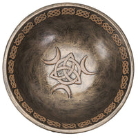 Triple Goddess Resin Offering Bowl for Rituals
