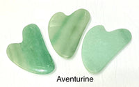 Crystal Gua Sha Facial Massage Heart