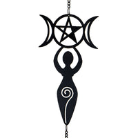 Danu Goddess Metal Hanging Outdoor Decoration