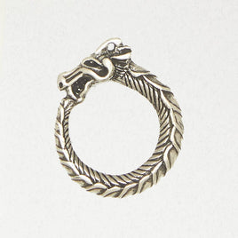 Wicca Pewter Pendant Necklace - Ouroboros