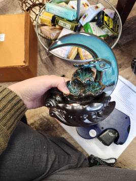 Large Ceramic Moon Backflow Burner