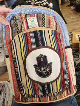 Backpack Bag - Hand of Compassion (Hamsa)