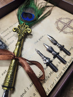 Peacock Feather Quill Pen - 1502 World Series