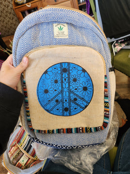 Peace Hemp Backpack