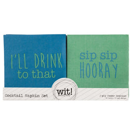 Cocktail Napkin I’ll Drink to That