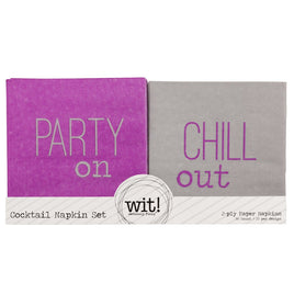 Cocktail Napkin Party On-Chill Out