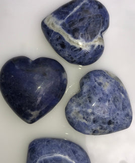 Sodalite Puffy Heart