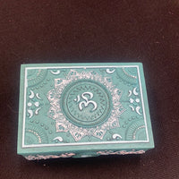 Ohm Trinket or Tarot box green