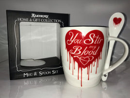 “You Stir My Blood” Mug & Spoon Set