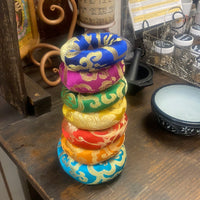 Singing Bowl Cushion Chakra Set