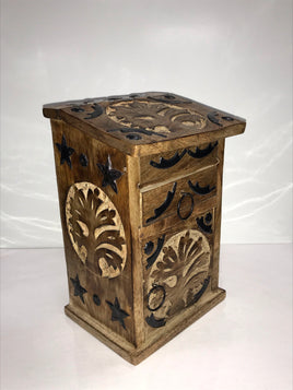 Wooden Storage Almirah Tree of Life